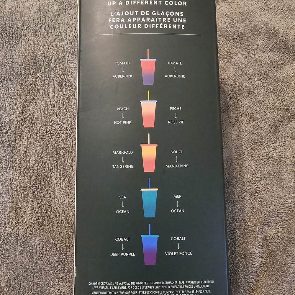 Starbucks Vibrant Cold Cups Set